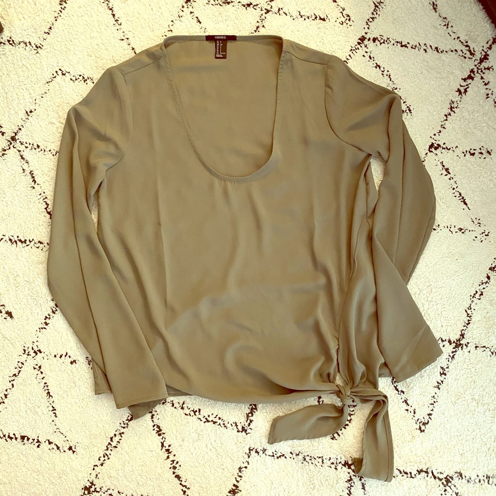 Long sleeve blouse